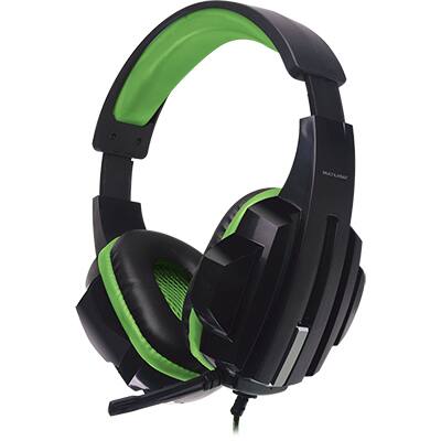 Headset gamer P2 preto/verde PH123 Multi UN 1 UN