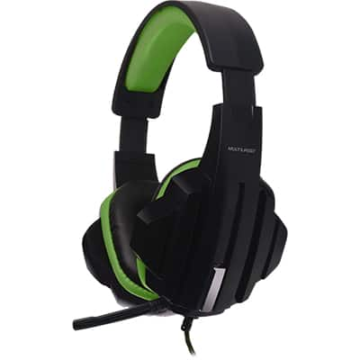 Headset gamer P2 preto/verde PH123 Multi UN 1 UN