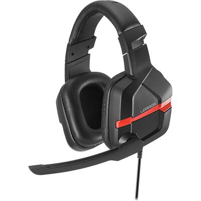 Headset Gamer P2 Warrior Askari, Preto/Vermelho, PH293, Warrior - 1 UN