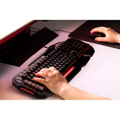 Teclado gamer USB, Warrior Ragnar led ,TC222, Warrior - CX 1 UN