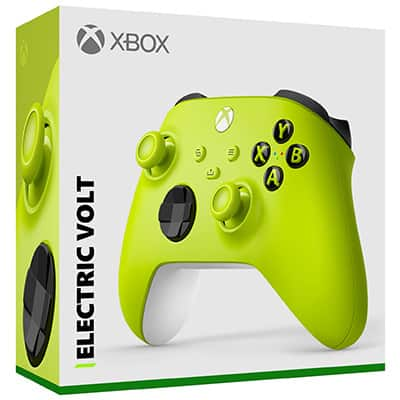 Controle sem fio Xbox, Eletric volt, QAU-00067, Microsoft - CX 1 UN