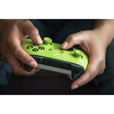 Controle sem fio Xbox, Eletric volt, QAU-00067, Microsoft - CX 1 UN