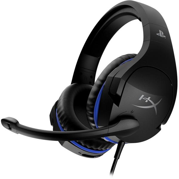 Headset Gamer Cloud Stinger, com microfone, PS4, Conexão P3, Preto e Azul, 4P5K0AA, HyperX - CX 1 UN