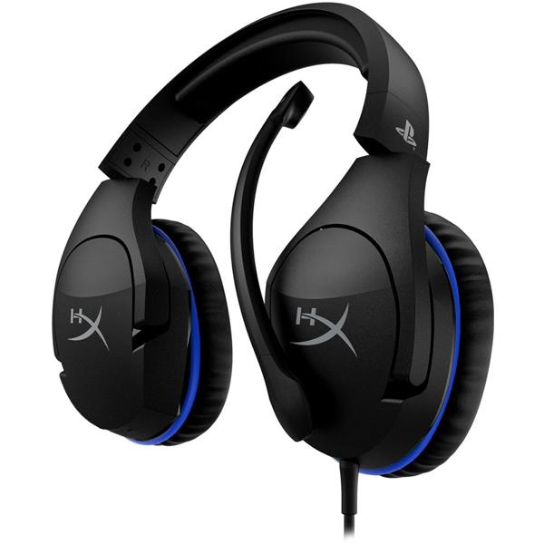 Headset Gamer Cloud Stinger, com microfone, PS4, Conexão P3, Preto e Azul, 4P5K0AA, HyperX - CX 1 UN