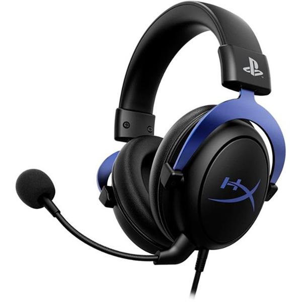 Headset Gamer Cloud, PS5, PS4, Com Microfone removível, Conexão P3, Preto e Azul, 4P5H9AA, HyperX - CX 1 UN