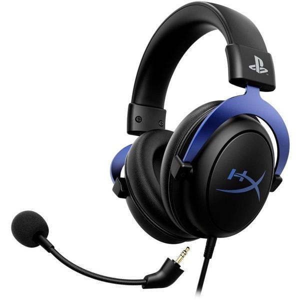 Headset Gamer Cloud, PS5, PS4, Com Microfone removível, Conexão P3, Preto e Azul, 4P5H9AA, HyperX - CX 1 UN