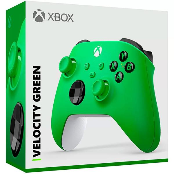 Controle sem fio Xbox, Velocity Green, QAU-00090, Microsoft - CX 1 UN