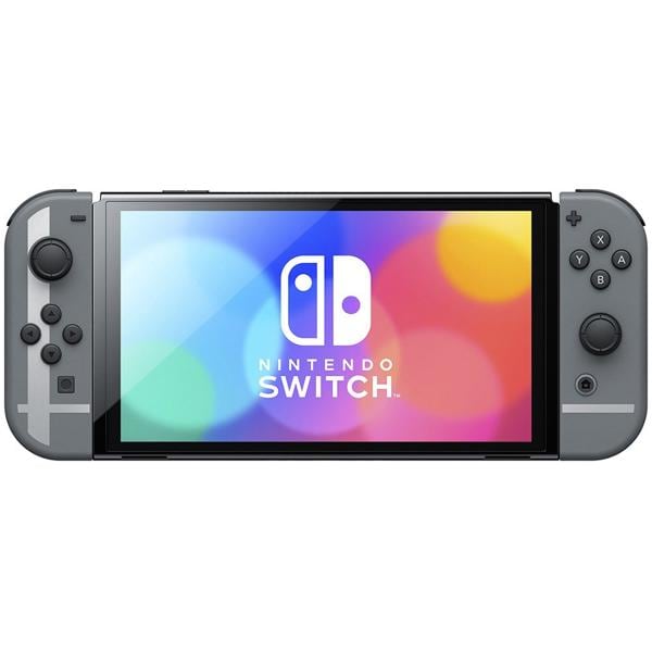 Console Nintendo Switch OLED, Tela de 7 polegadas, 64GB de Armazenamento, Bivolt, Cinza, Edição Super Smash Bros Ultimate, L656975B, Nintendo - CX 1 UN