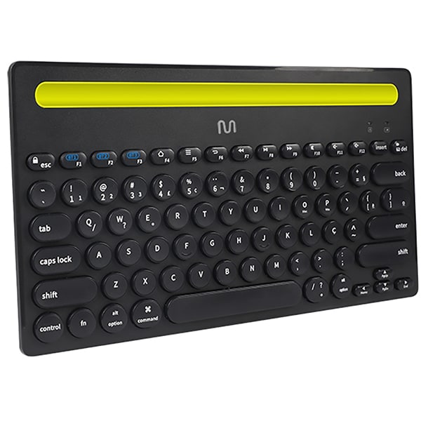 Teclado sem fio compacto TS400, Bluetooth, Preto, TC284, Multi - CX 1 UN