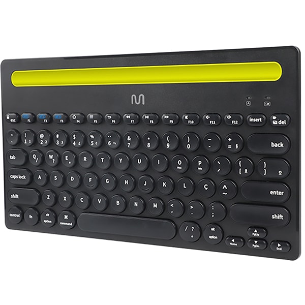 Teclado sem fio compacto TS400, Bluetooth, Preto, TC284, Multi - CX 1 UN