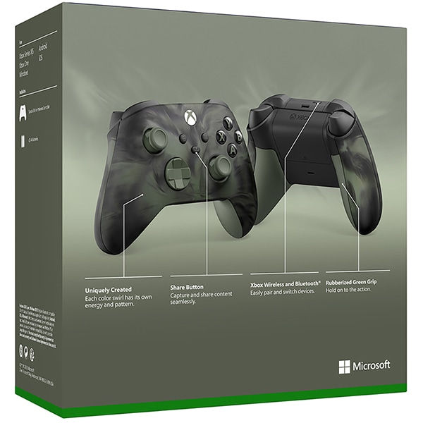 Controle sem fio Xbox Series, Nocturnal Vapor, Verde e Preto, QAU-00103, Microsoft - CX 1 UN