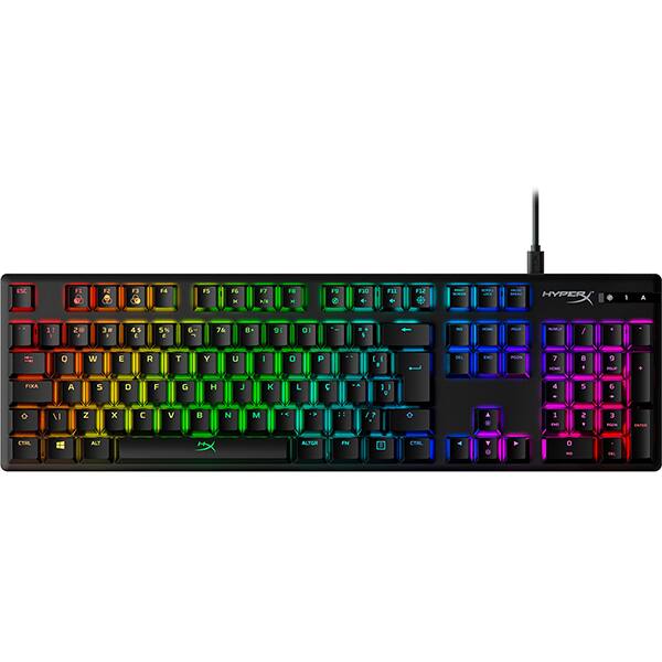 Teclado Gamer Mecânico Alloy Origins, USB, RGB, Preto, 4P4F6A2, HyperX - CX 1 UN