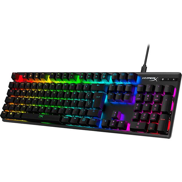 Teclado Gamer Mecânico Alloy Origins, USB, RGB, Preto, 4P4F6A2, HyperX - CX 1 UN