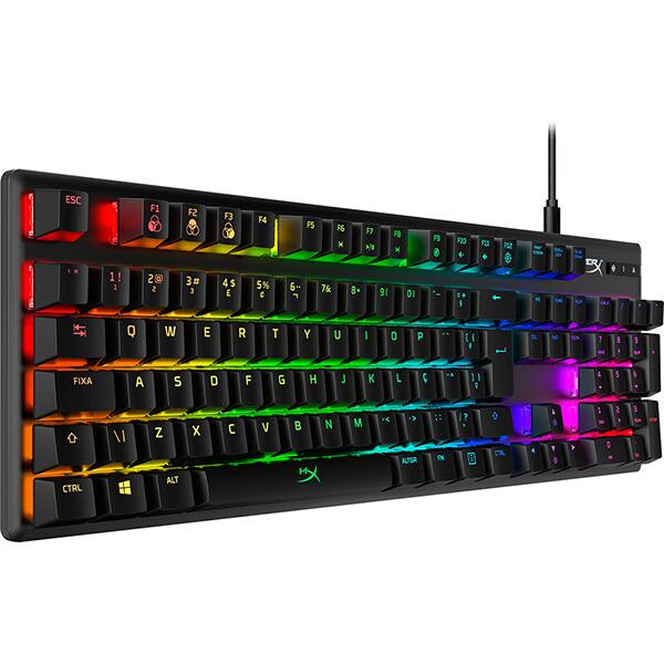 Teclado Gamer Mecânico Alloy Origins, USB, RGB, Preto, 4P4F6A2, HyperX - CX 1 UN