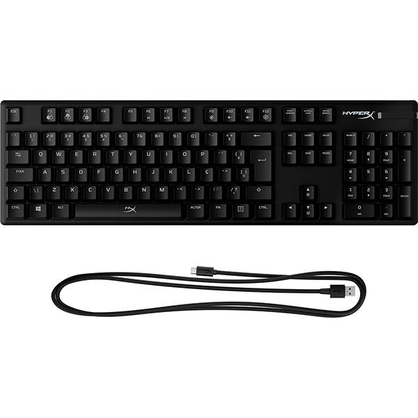 Teclado Gamer Mecânico Alloy Origins, USB, RGB, Preto, 4P4F6A2, HyperX - CX 1 UN