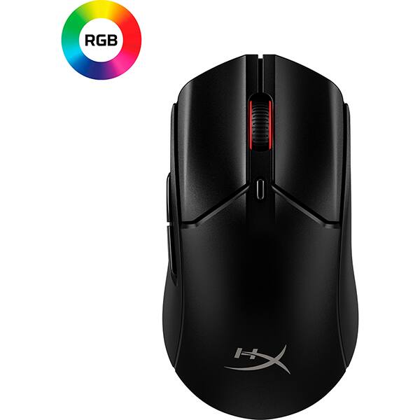 Mouse Gamer Sem Fio, Pulsefire Haste 2, DPI de até 26000, USB, Preto, 6N0B0AA, HyperX - CX 1 UN