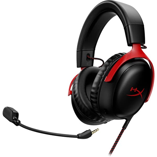 Headset Gamer Cloud Flight III, Drivers 53mm, Compatível com PC e consoles, USB, Preto e Vermelho, 727A9AA, HyperX - CX 1 UN