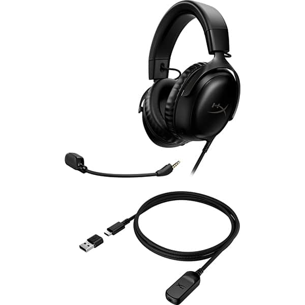 Headset Gamer Cloud Flight III, Drivers 53mm, Compatível com PC e consoles, USB, Preto, 727A8AA, HyperX - CX 1 UN