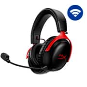 Headset Gamer Sem Fio Cloud Flight III, Drivers 53mm, Compatível com PC e consoles, Preto e Vermelho, 77Z46AA, HyperX - CX 1 UN