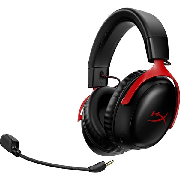 Headset Gamer Sem Fio Cloud Flight III, Drivers 53mm, Compatível com PC e consoles, Preto e Vermelho, 77Z46AA, HyperX - CX 1 UN