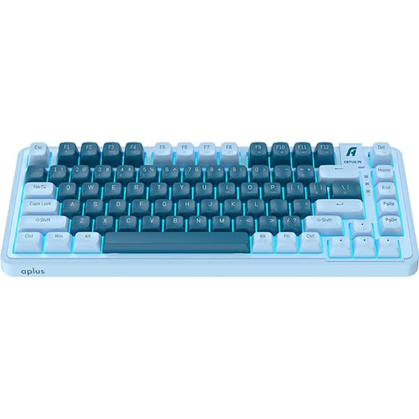 Teclado Gamer mecânico Cetus 75, Switch Red, USB, Azul, AK200, Aplus - CX 1 UN