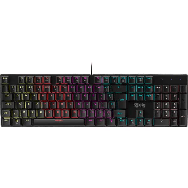 Teclado Gamer Mecânico ELG Saiph, Hotswap, Switch Vermelho, ABNT2, USB, TGSP, ELG - CX 1 UN