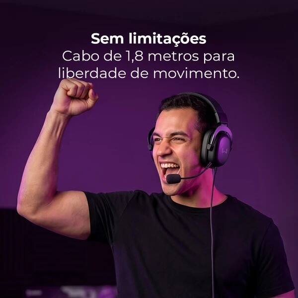 Headset Gamer Hagen 7.0, Microfone Removível, Conexão P3, Preto, PH710, Warrior - CX 1 UN