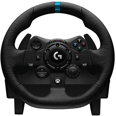 Volante Logitech G923 para Xbox Series X|S, Xbox One e PC com Force Feedback TRUEFORCE, Pedais Responsivos, Launch Control, Acabamento Couro CX 1 UN