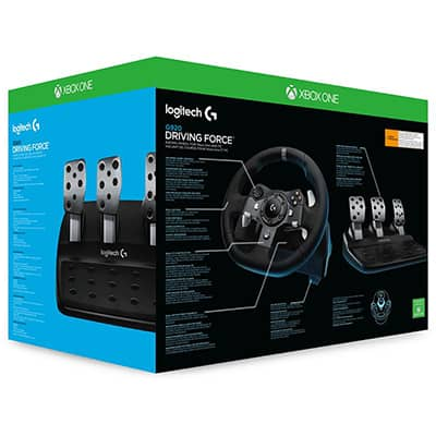 Volante Logitech G920 Driving Force para Xbox Series XS, Xbox One e PC CX 1 UN