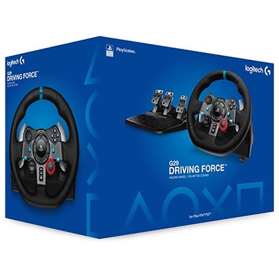 Volante Logitech G29 Driving Force para PS5, PS4, PS3 e PC CX 1 UN