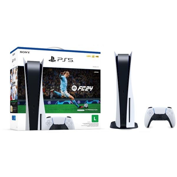 Console Sony Playstation 5, EA Sports FC 24, SSD 825GB + Controle sem fio DualSense, Versão Mídia Física, CFI-1214A01X, Sony - CX 1 UN