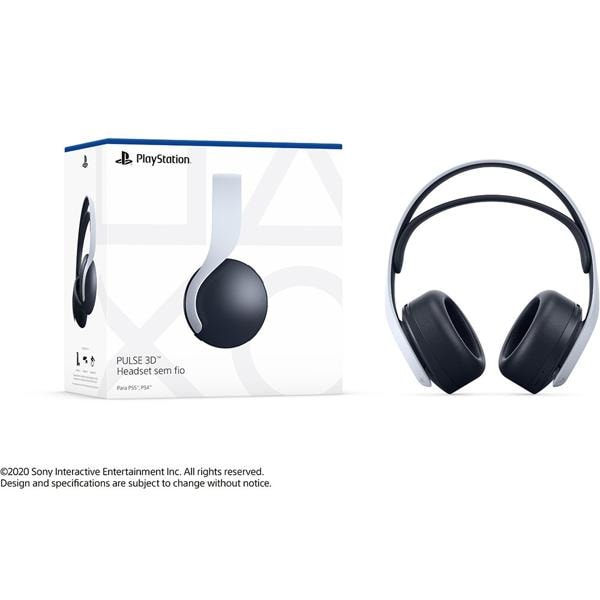 Headset Gamer sem fio para PS5, Pulse 3D, Branco, CFI-ZWH1L, Sony - CX 1 UN