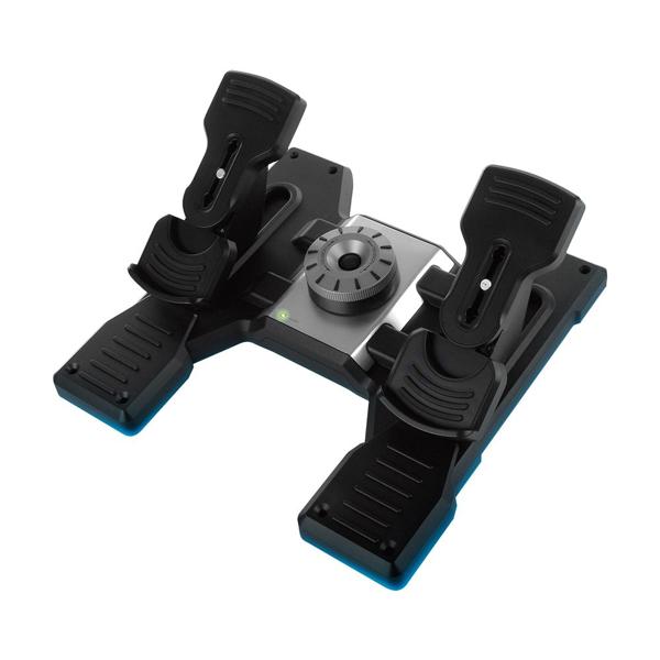 Pedais para simulação de voo, Flight Rudders, 945-000024, Logitech G - CX 1 UN