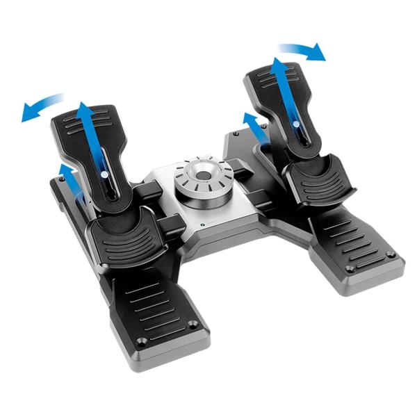 Pedais para simulação de voo, Flight Rudders, 945-000024, Logitech G - CX 1 UN