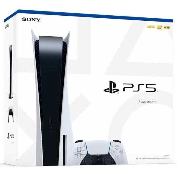 Console Sony Playstation 5, SSD 825GB + Controle sem fio DualSense, Versão Mídia Física, CFI-1214A0, Sony - CX 1 UN