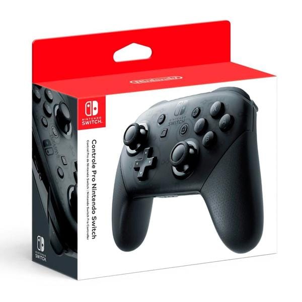 Controle sem fio, Pro Nintendo Switch, Preto, HBCAFSSK1, Nintendo - 1 UN