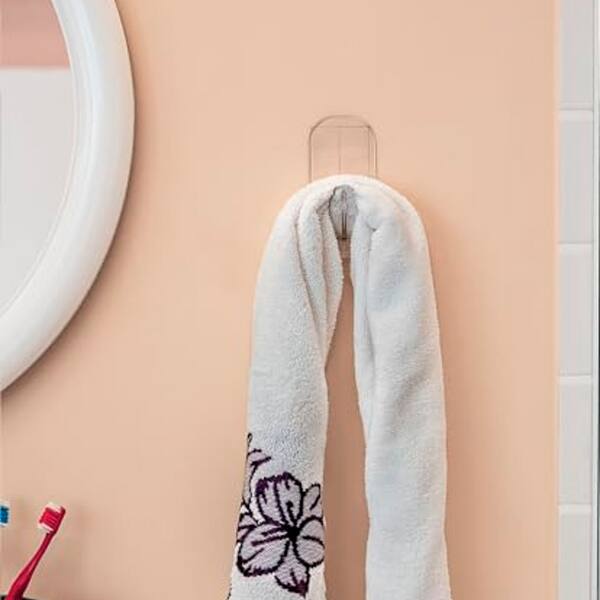 Gancho adesivo retangular grande cristal Aplik OR30243 Ordene BT 1 UN Gancho adesivo retangular grande cristal Aplik OR30243 Ordene BT 1 UN