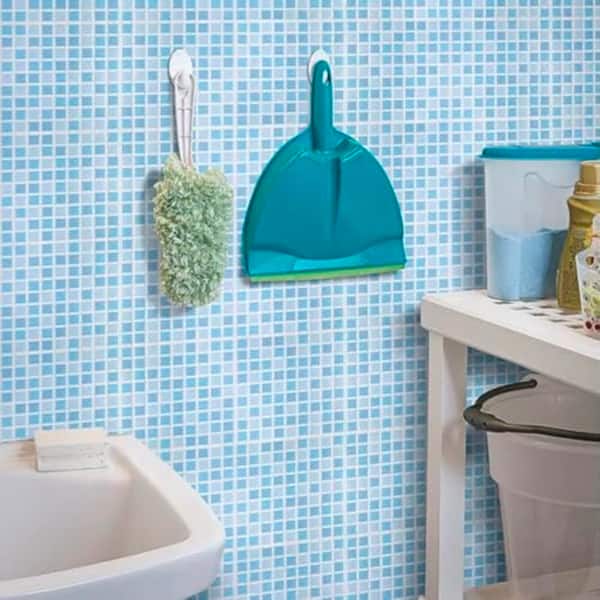 Gancho adesivo oval pequeno branco Aplik OR30111 Ordene BT 4 UN Gancho adesivo oval pequeno branco Aplik OR30111 Ordene BT 4 UN