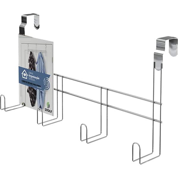 Cabideiro aramado c/4 ganchos para porta 570 Stolf CX 1 UN
