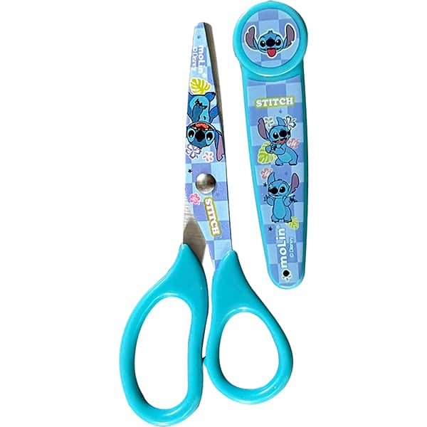 Tesoura escolar Stitch Disney, cores sortidas, 31385, Molin - BT 1 UN