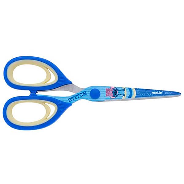 Tesoura escolar 18cm Stitch 31390 Molin BT 1 UN Tesoura escolar 18cm Stitch 31390 Molin BT 1 UN