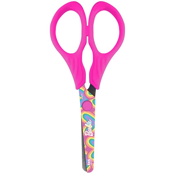 Tesoura escolar 13cm Barbie 683812 Tris BT 1 UN