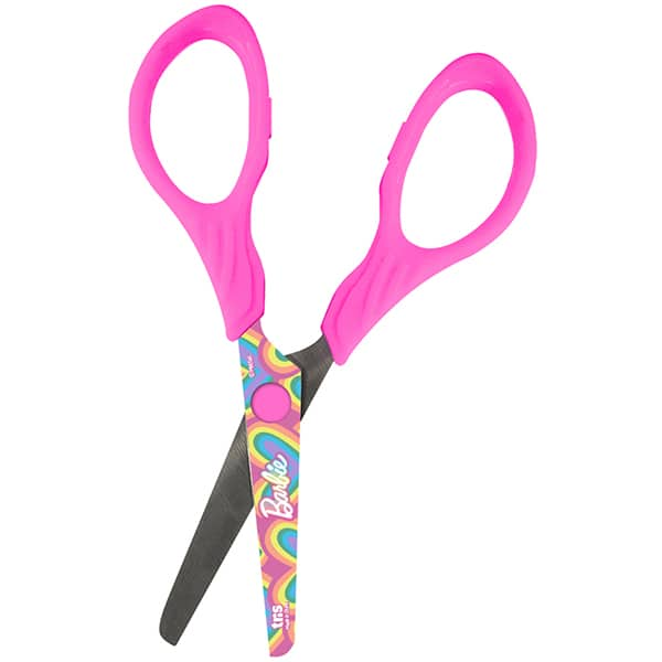 Tesoura escolar 13cm Barbie 683812 Tris BT 1 UN