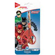 Tesoura escolar 13cm Liga da Justiça 605227 Tris PT 1 UN Tesoura escolar 13cm Liga da Justiça 605227 Tris PT 1 UN