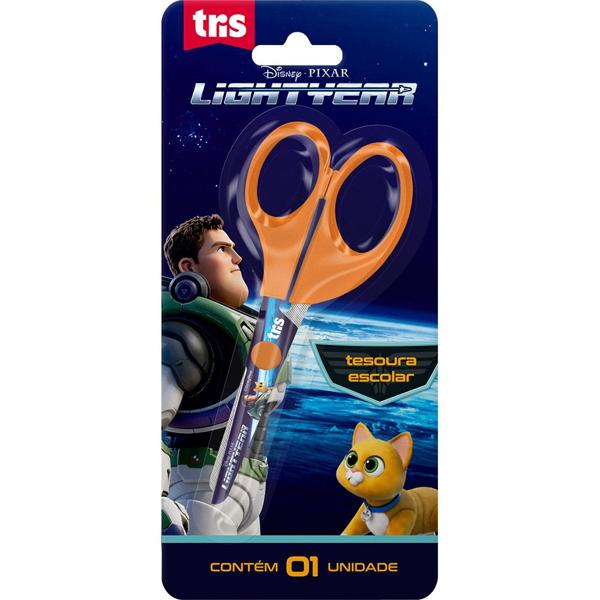 Tesoura escolar sem ponta, 13cm, Disney Pixar Lightyear, 613215, Tris - PT 1 UN