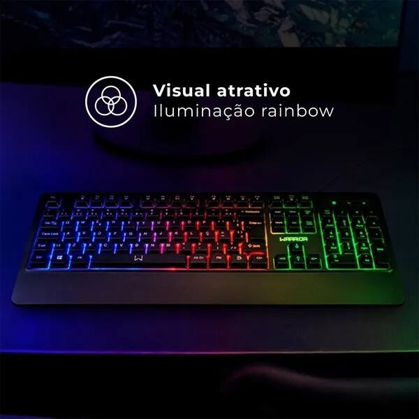 Teclado USB Gamer Legacy preto TC315 Warrior CX 1 UN