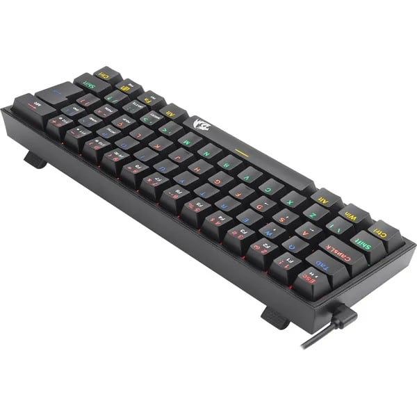 Teclado USB Gamer mecânico Fizz preto K617 Redragon CX 1 UN