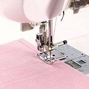 Calcador metal c/guia de costura SA189 Brother PT 1 UN