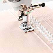 Calcador de Nervuras 7 ranhuras c/Placa p/Cordão SA179 Brother UN 1 UN