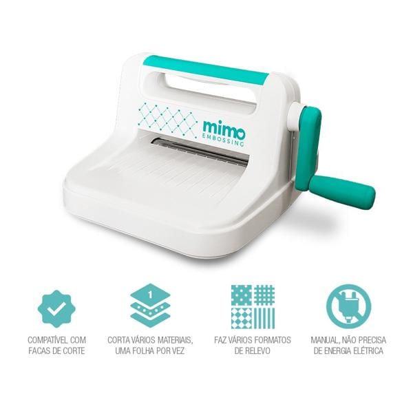 Máquina de recorte e relevo Embossing, 4128, Mimo - 1 UN